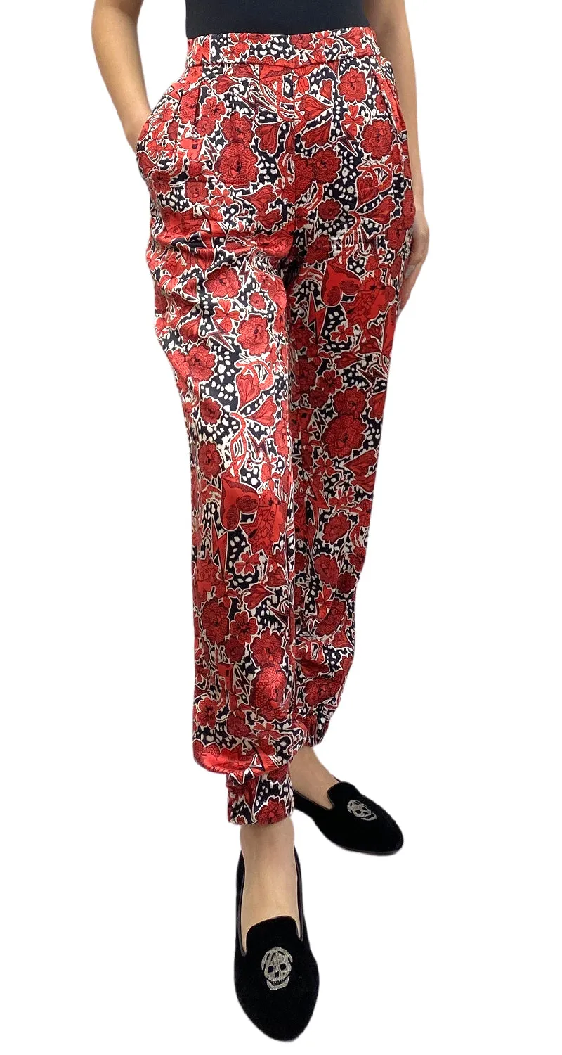 JAZMIN CHEBAR Pantalón Seda Estampado
