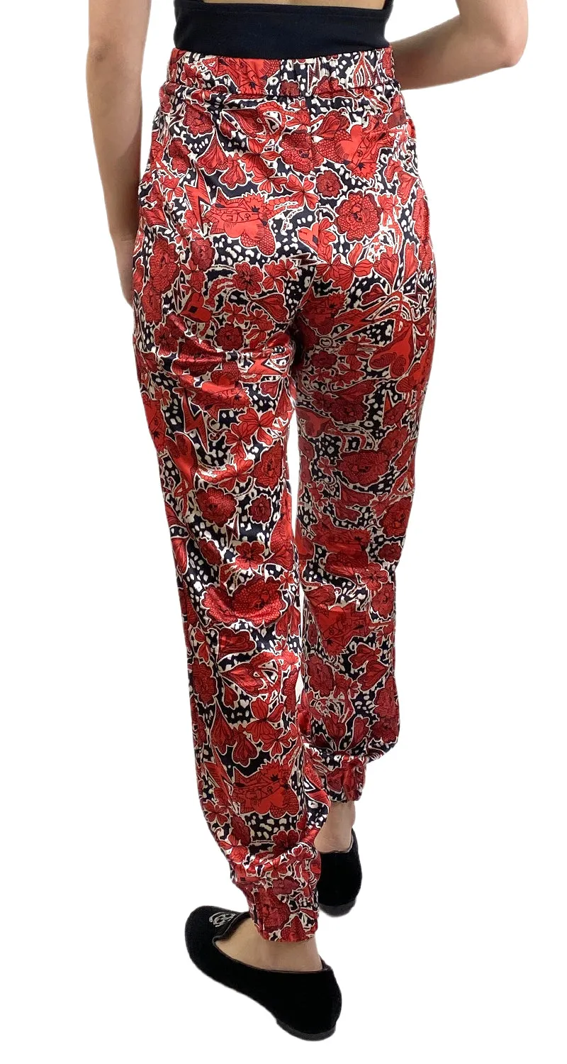 JAZMIN CHEBAR Pantalón Seda Estampado
