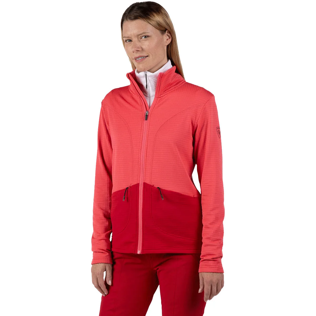 Jersey Mujer W Blackside Fleece Fz Rossignol Rosa