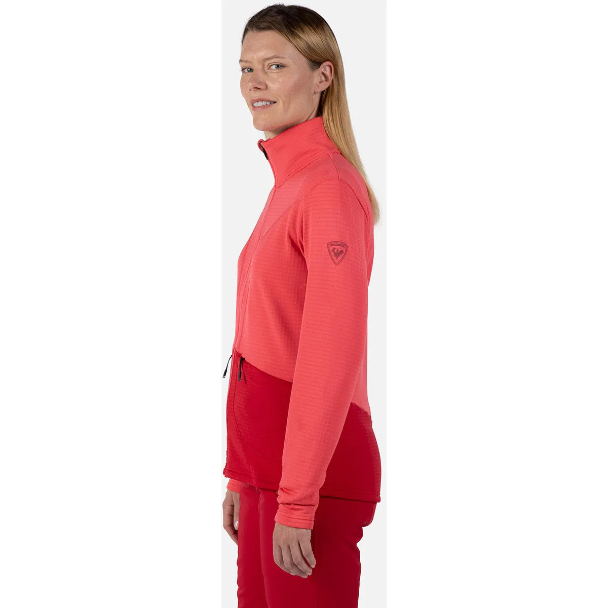 Jersey Mujer W Blackside Fleece Fz Rossignol Rosa