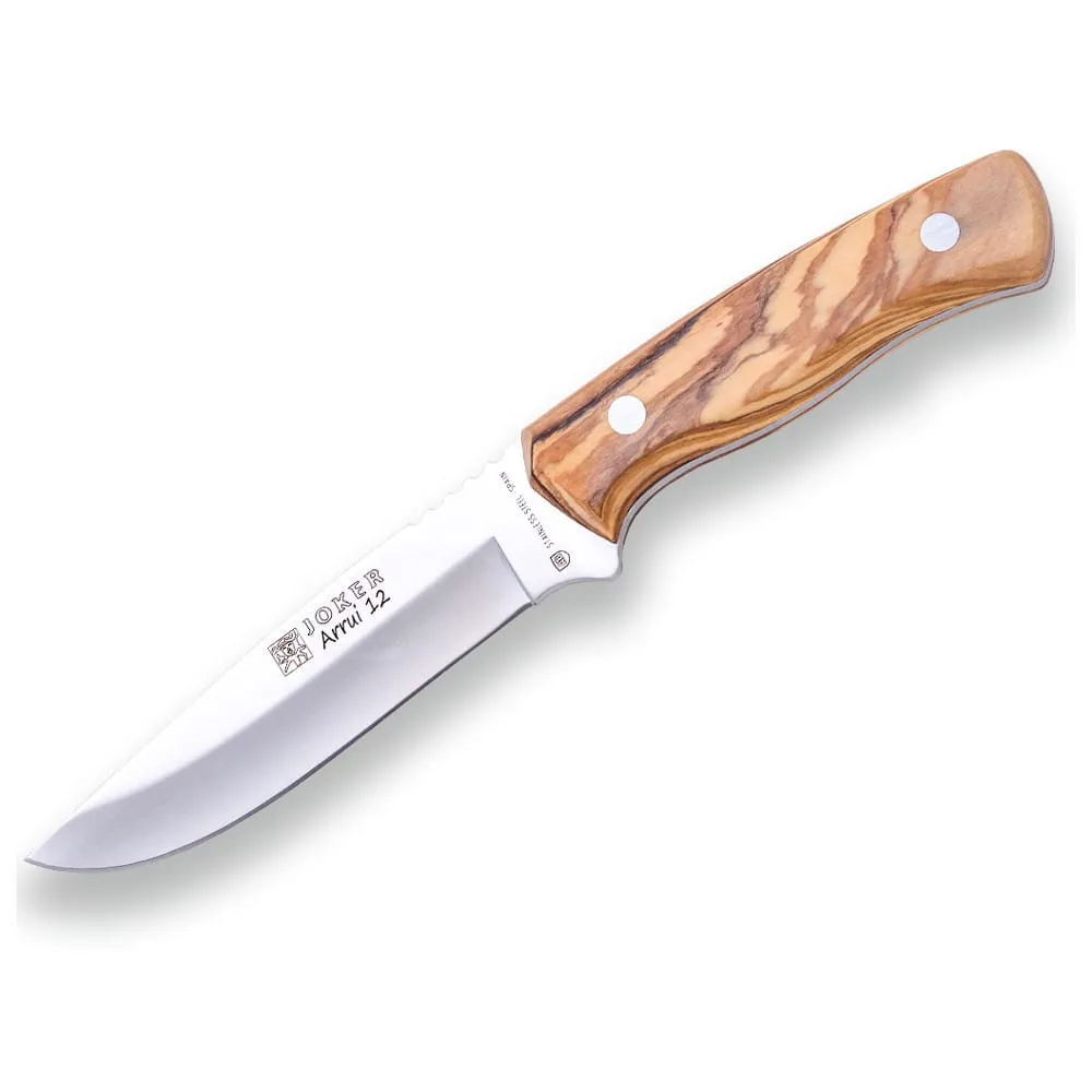 JOKER ARRUI 12 OLIVO  CUCHILLO DE SUPERVIVENCIA Y BUSHCRAFT