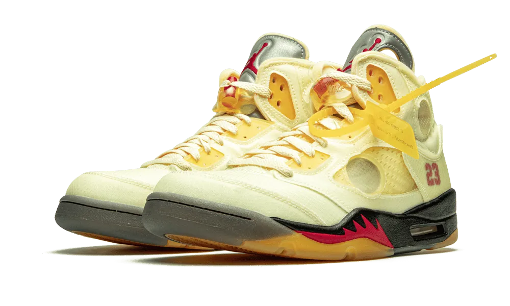 JORDAN 5 RETRO  OFFWHITE SAIL