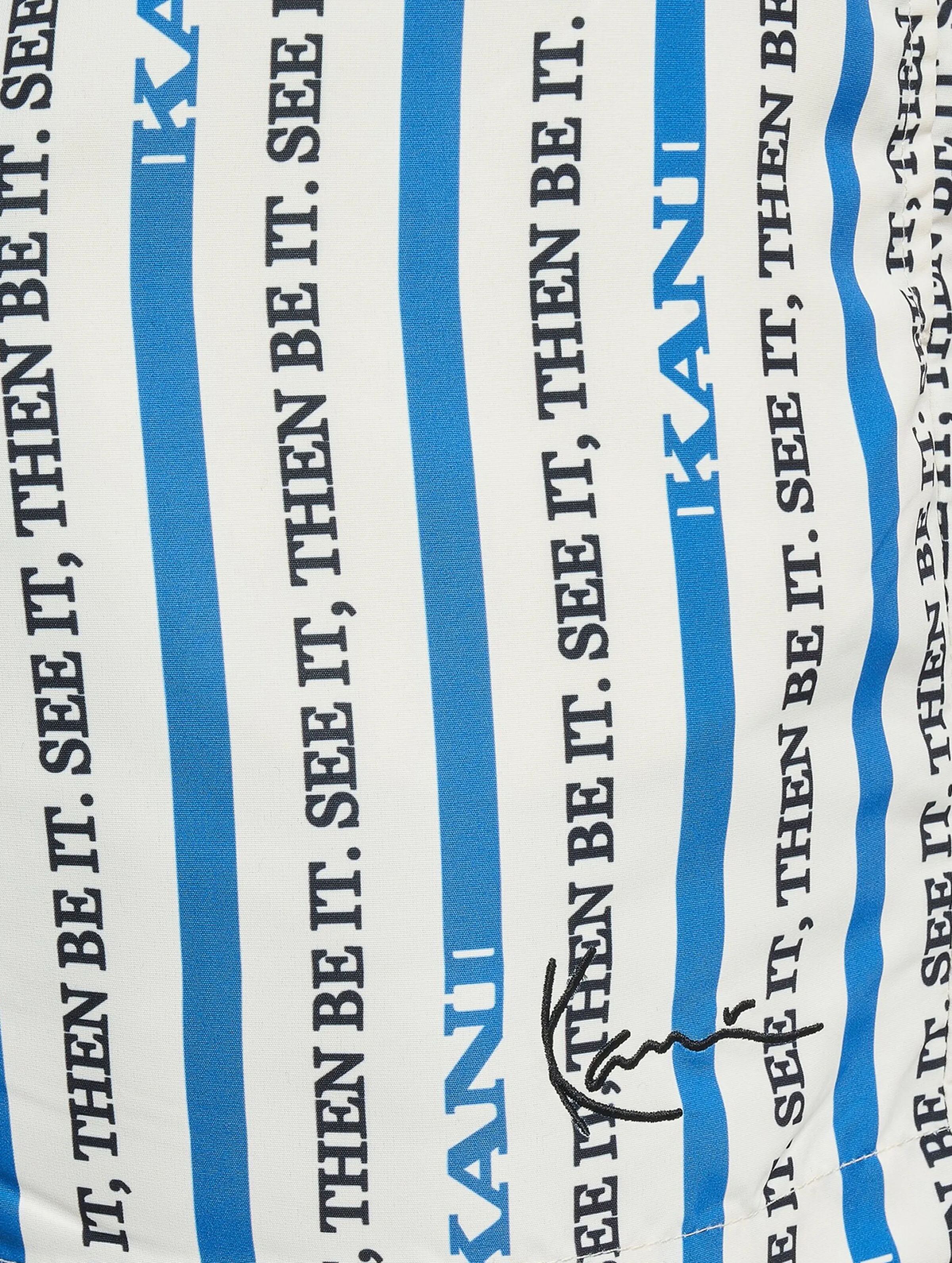 KK Small Signature Logo Stripe