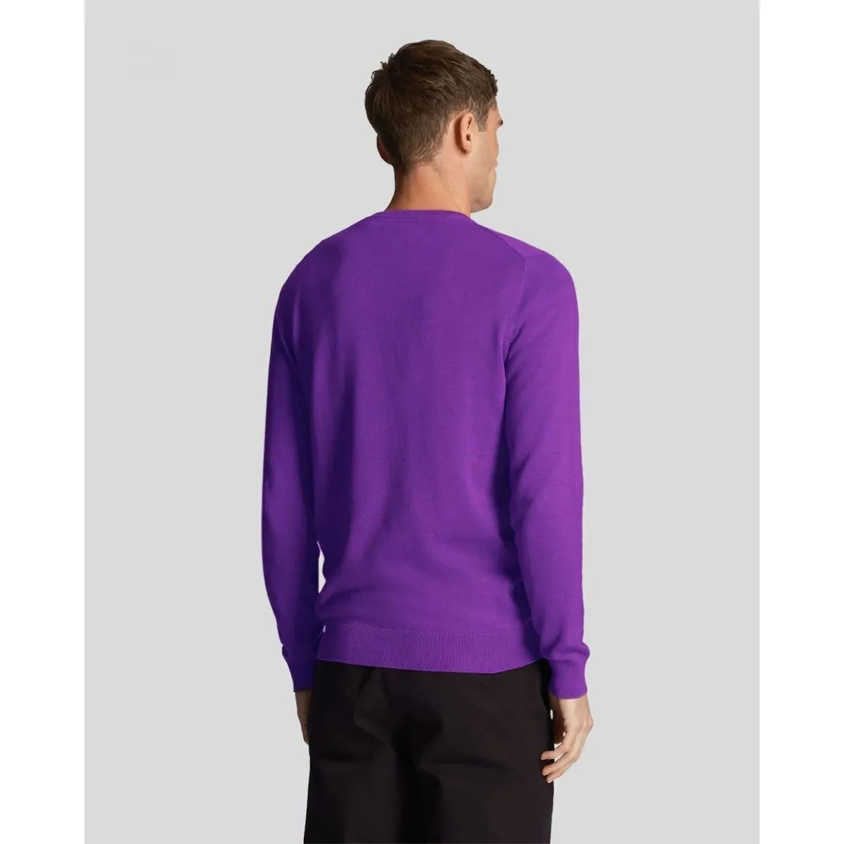 KN821V CREW NECKX515 CARD PURPLE