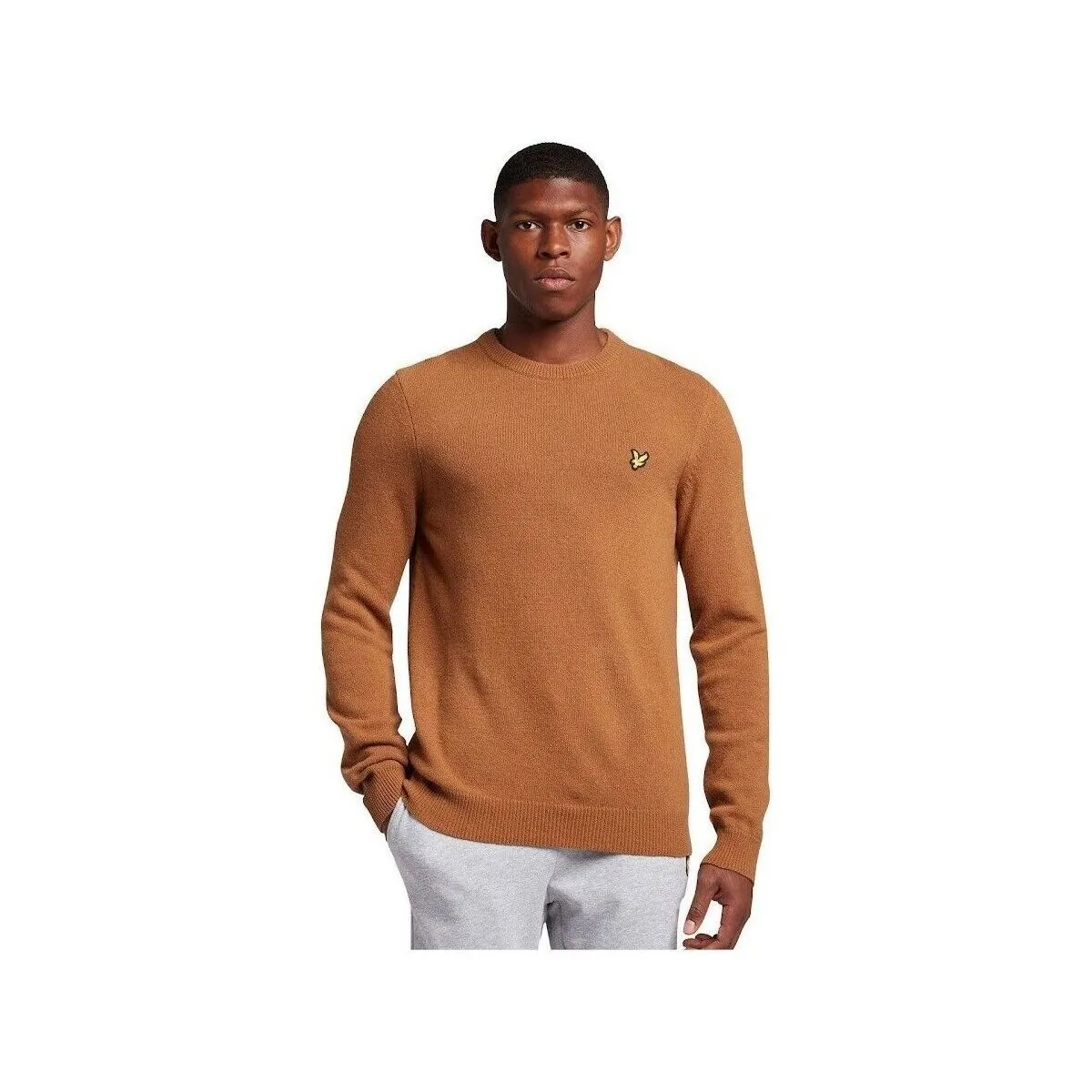 KN921VF CREW NECK LAMBSWOOLW805 VICTORY ORANGE