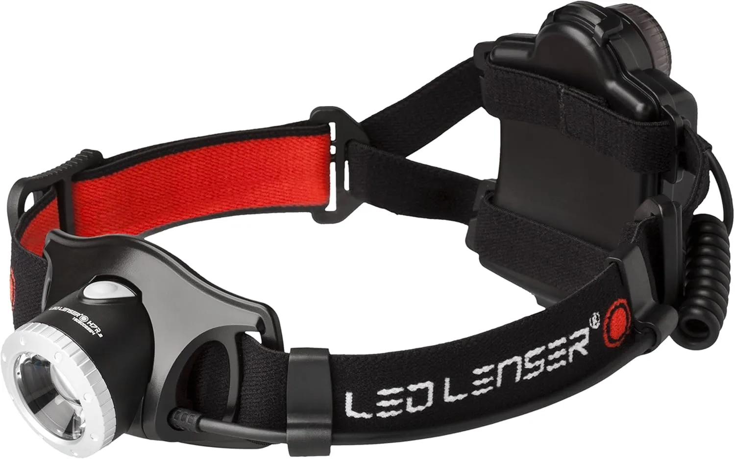 Ledlenser Linterna frontal LED H7R.2  recargable con batería de litio  utilizable también con 4 pilas AAA  300 lúmenes  regulaci
