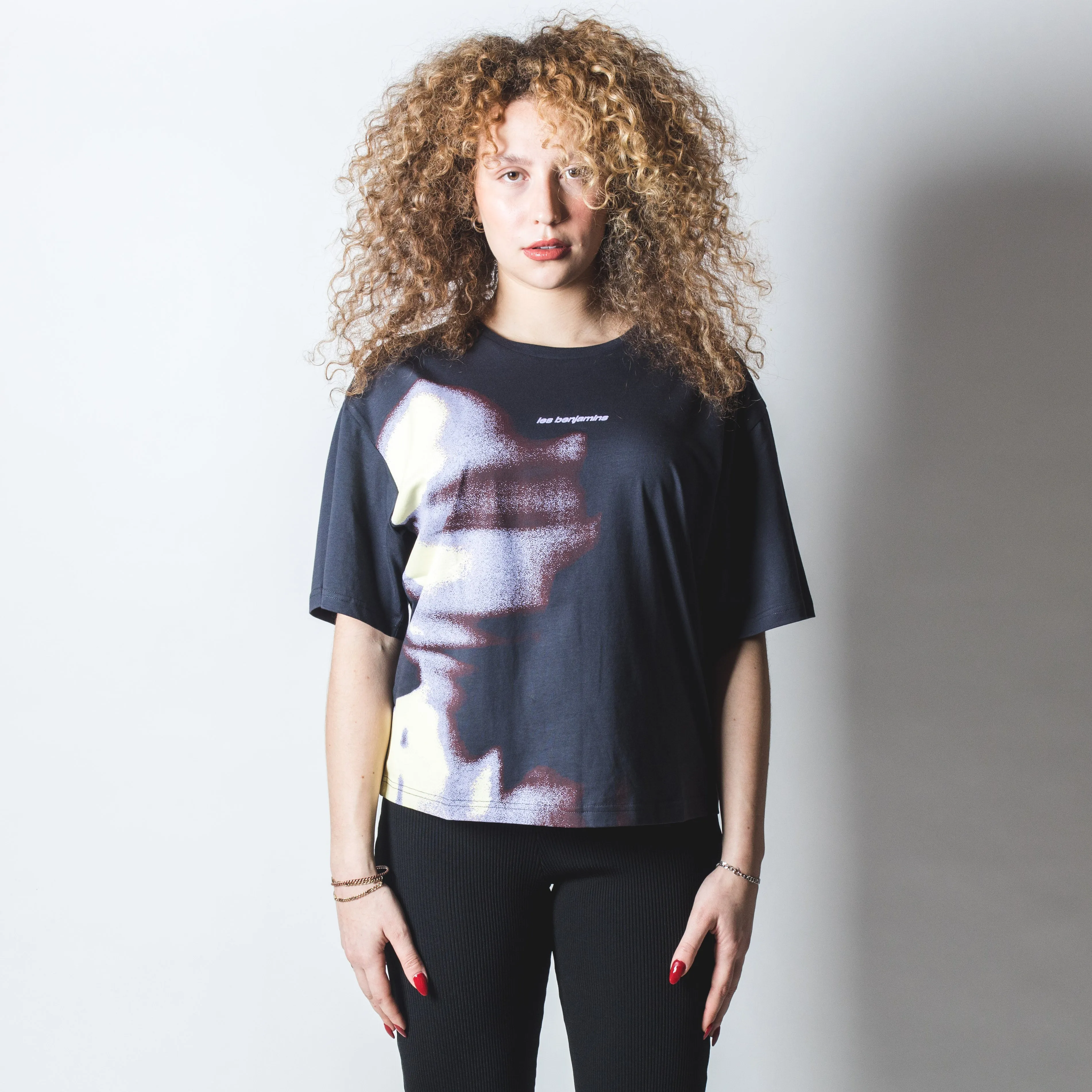 Les Benjamins Boxy Tee 011 Chilled Iron