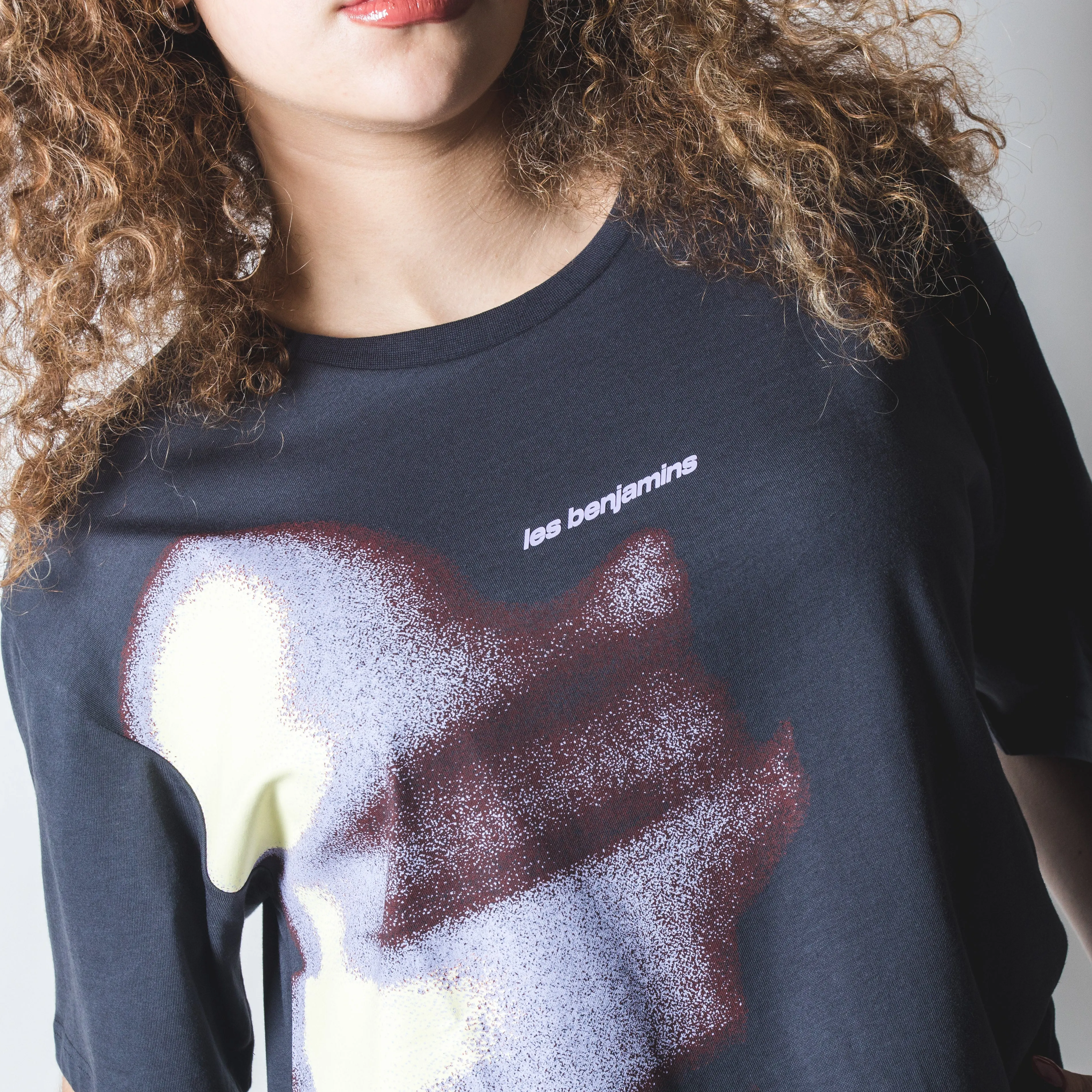 Les Benjamins Boxy Tee 011 Chilled Iron