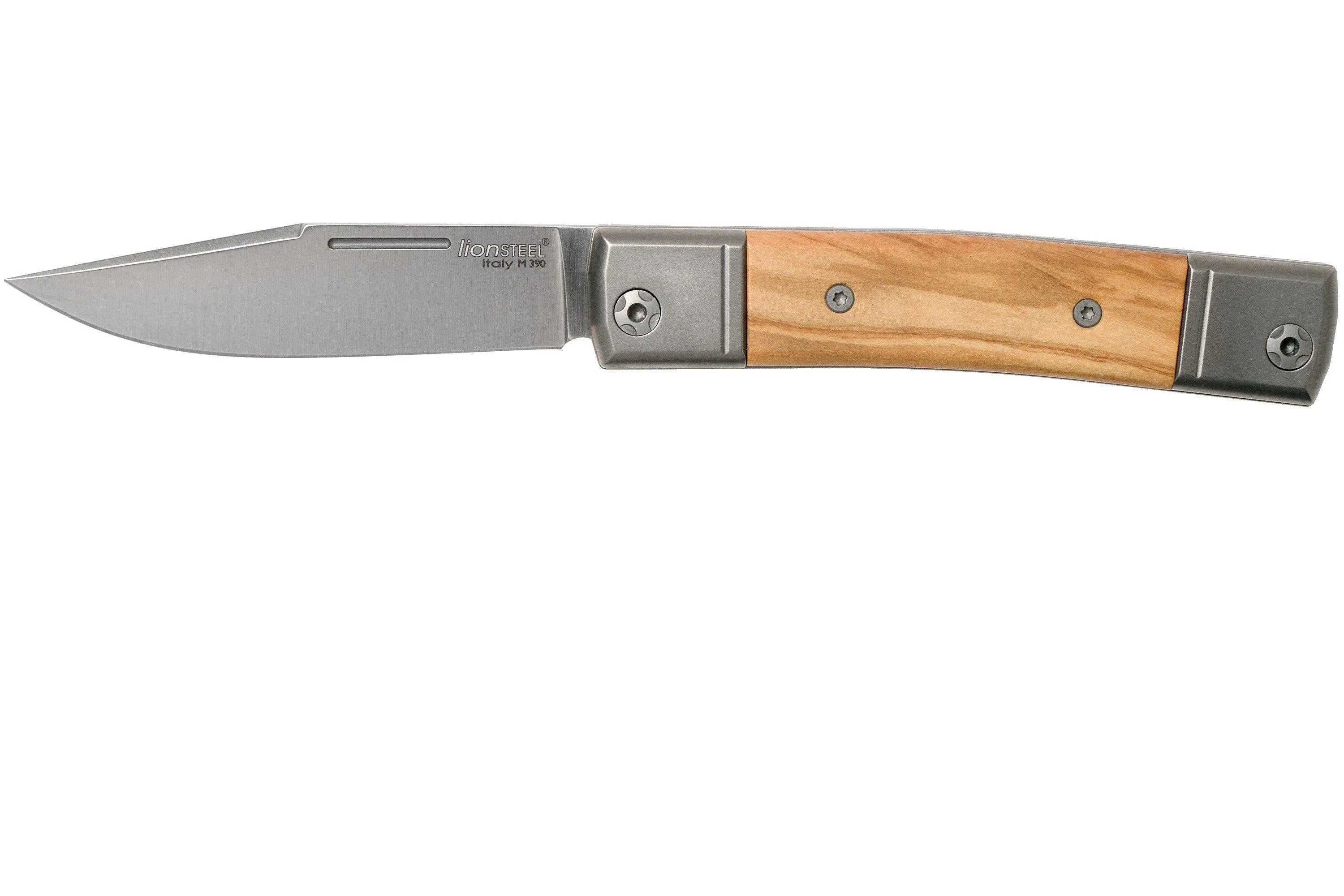 LionSteel BestMan BM1 UL Olive navaja Slipjoint