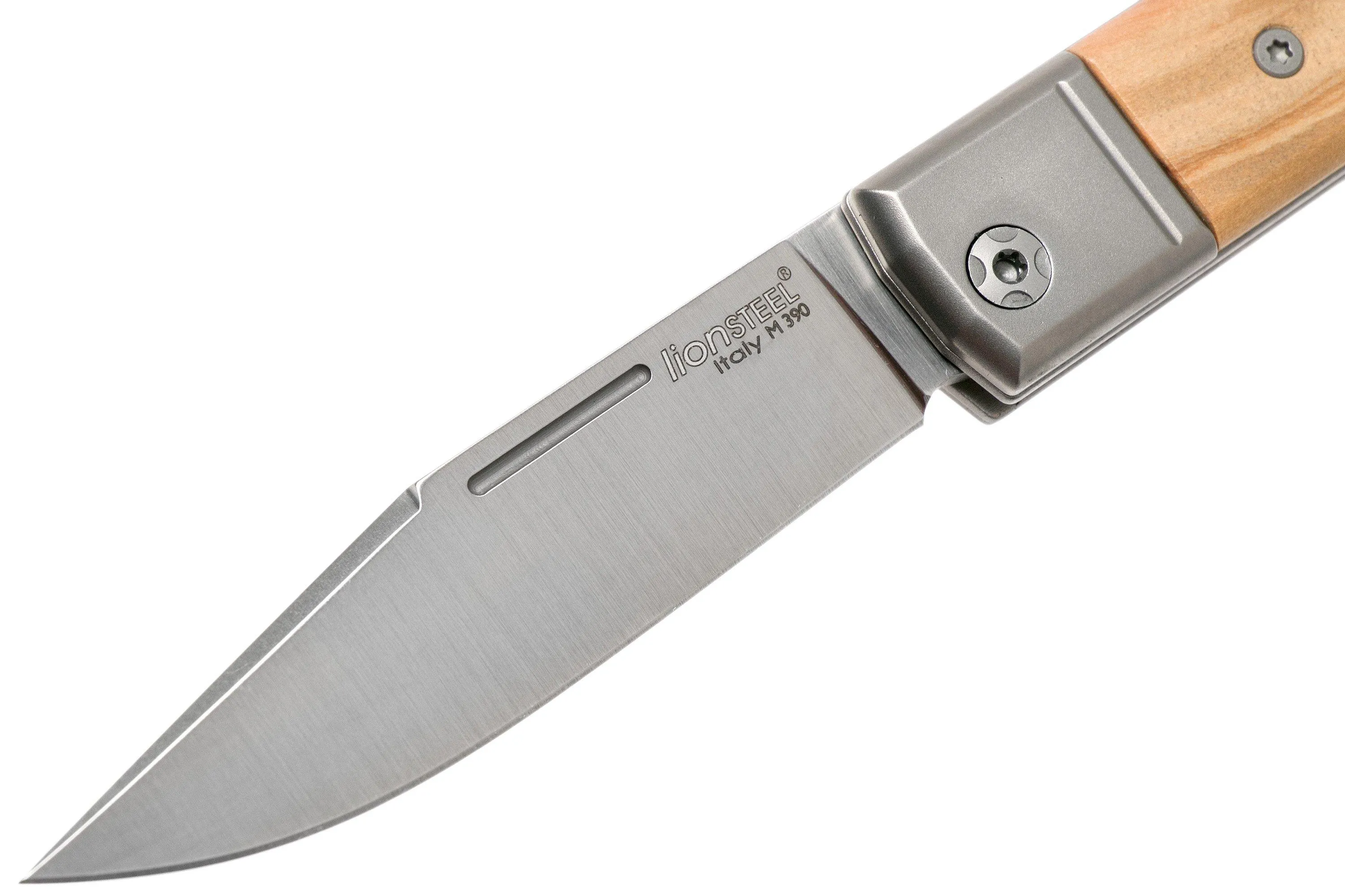 LionSteel BestMan BM1 UL Olive navaja Slipjoint
