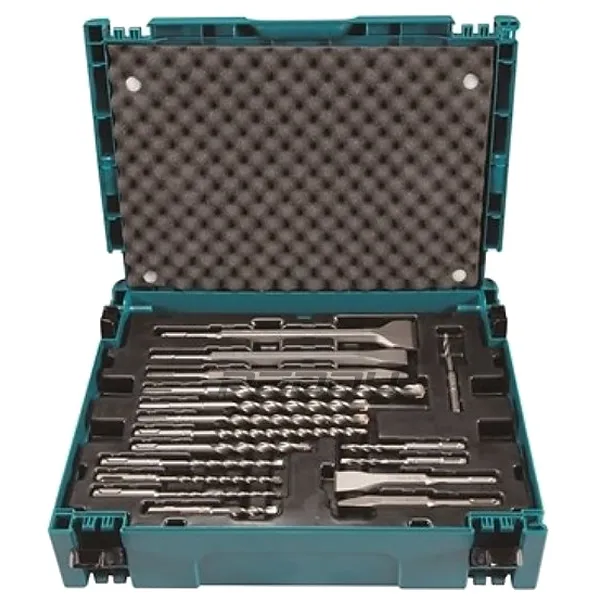 MAKITA  B53877  JUEGOSDS PLUS, 12 BROCA, 5 CINCELES, CAJA DE PLASTICO
