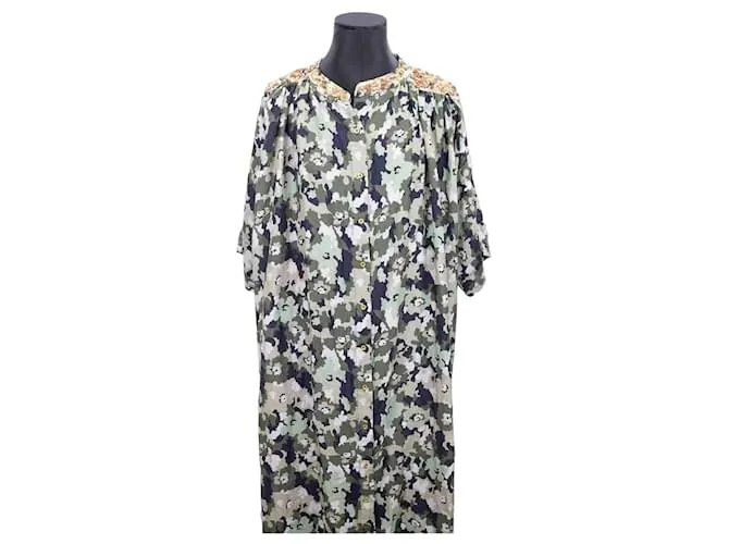 Manoush vestido de algodón Verde 
