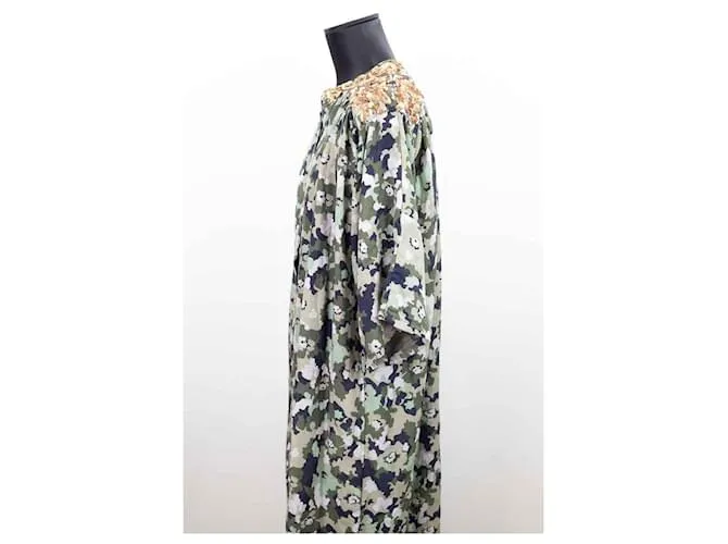 Manoush vestido de algodón Verde 