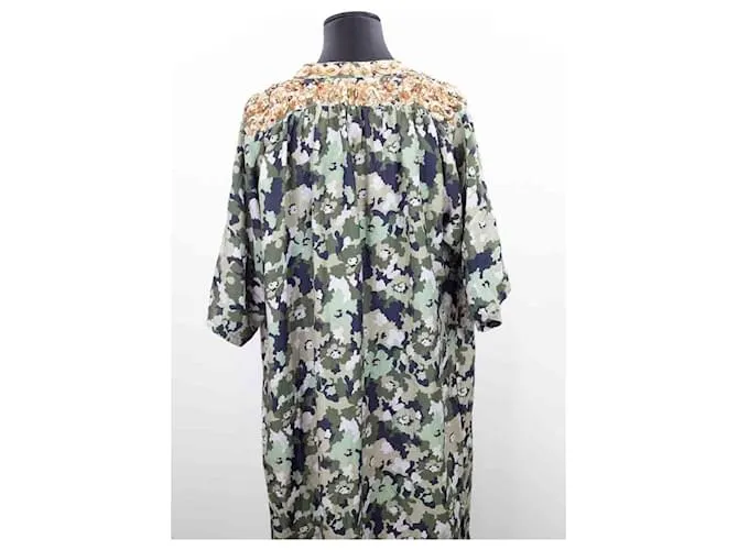 Manoush vestido de algodón Verde 