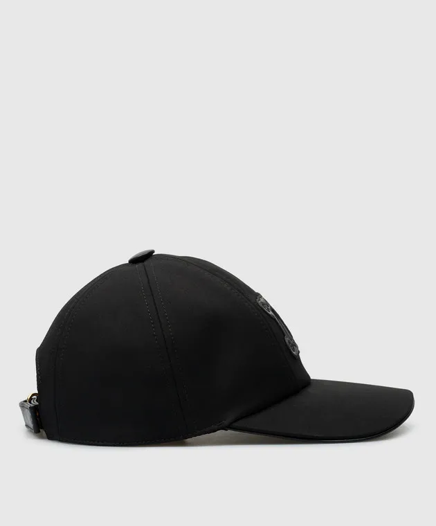 Max Mara LIBERO black cap with logo