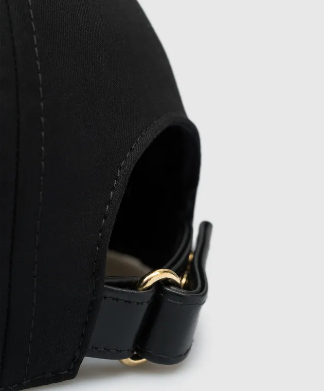 Max Mara LIBERO black cap with logo
