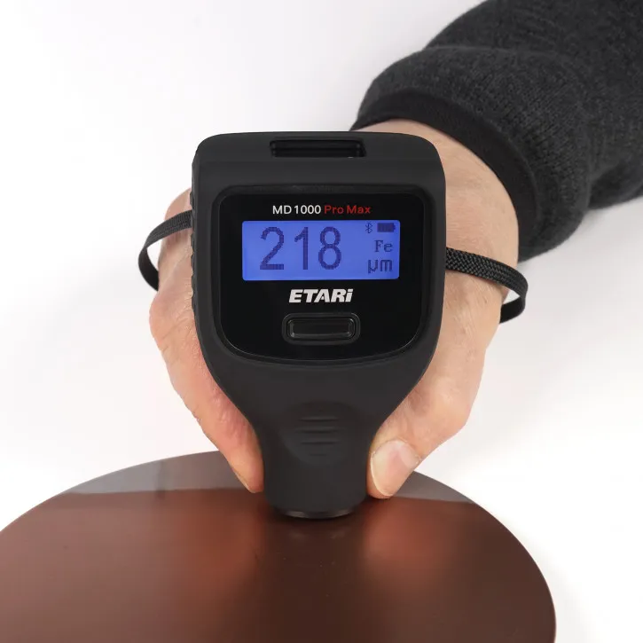 MD 1000 Pro Max, Profi Lackdickenmessgerät, Schichtdickenmessgerät zur Lackdickenmessung bis zu 6000 μm, erkennt magnetische Spa