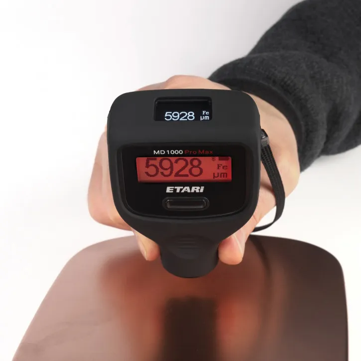 MD 1000 Pro Max, Profi Lackdickenmessgerät, Schichtdickenmessgerät zur Lackdickenmessung bis zu 6000 μm, erkennt magnetische Spa