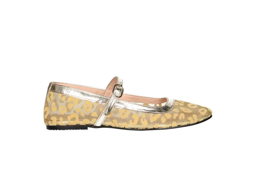 Mercedes Rejilla Dorado Animal Print