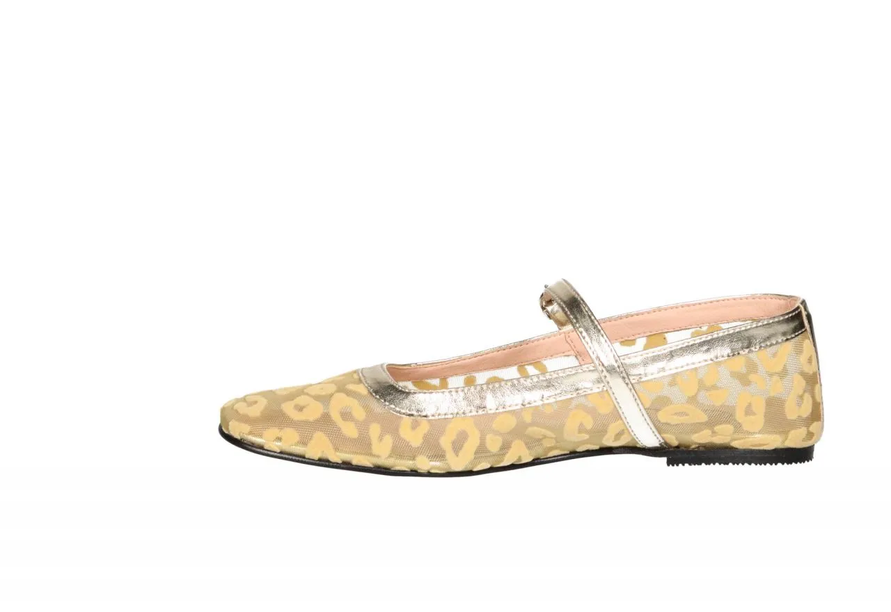 Mercedes Rejilla Dorado Animal Print