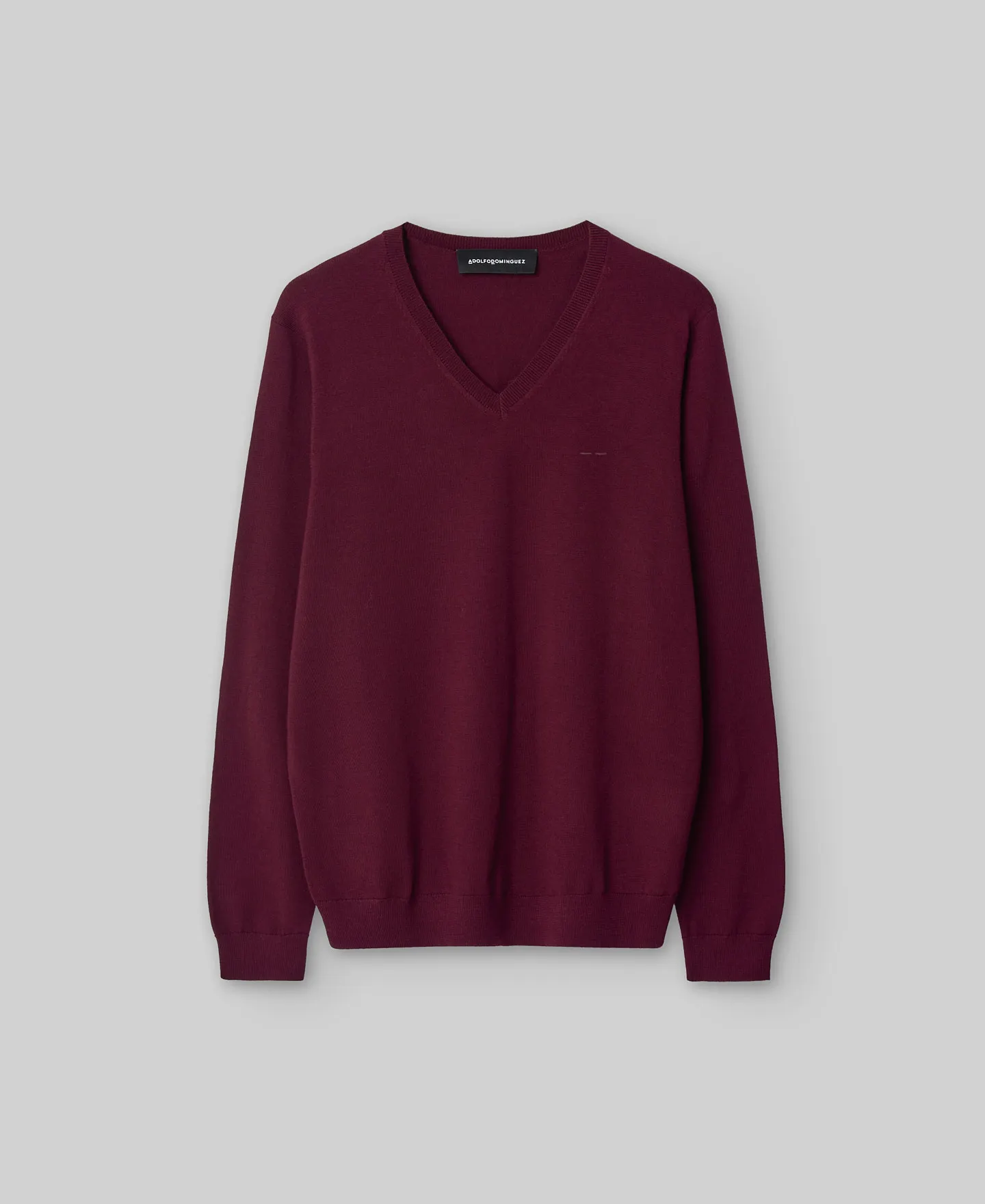 MERINO WOOL VNECK SWEATER MAN