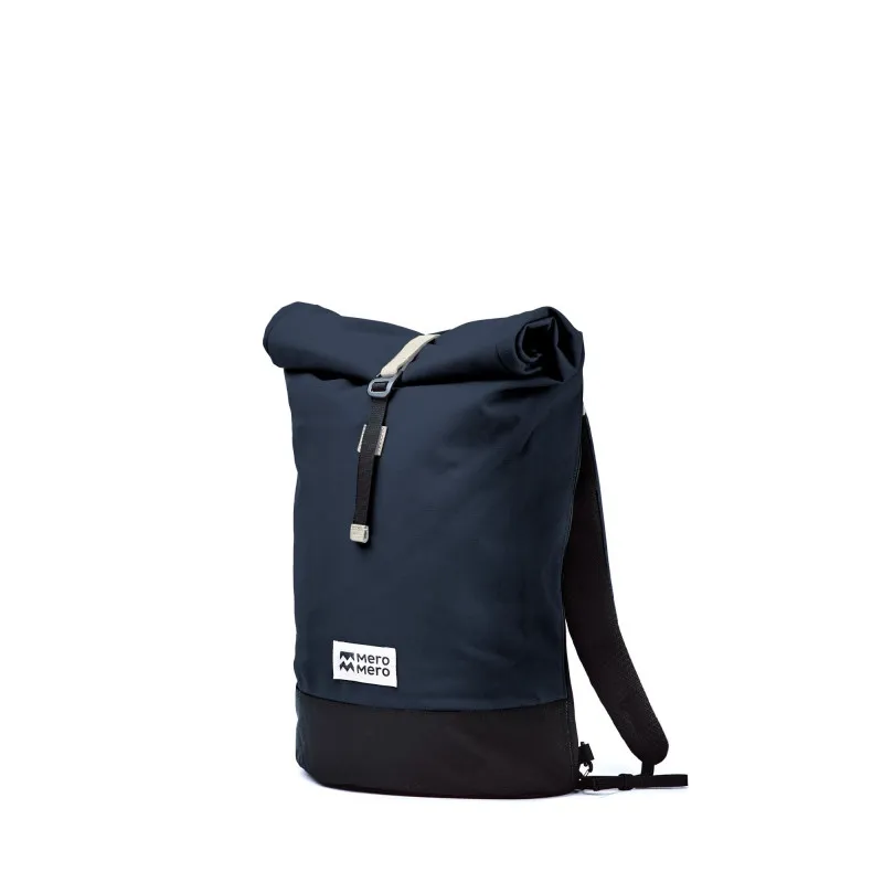 Mochila MEROMERO Mini Squamish (Piel azul marino/crema)