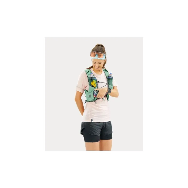 MOCHILA TRAIL RUNNING DEUTER TRAICK 5 SL (SPEARMINTSEAGREEN)