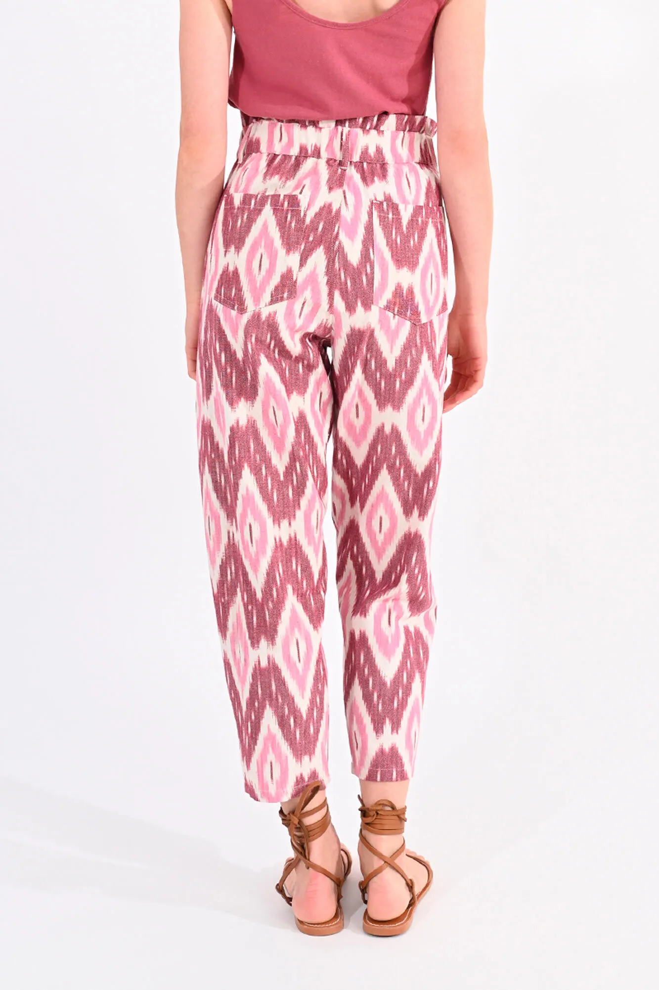 Molly Bracken Pantalón de mujer tobillero con estampado