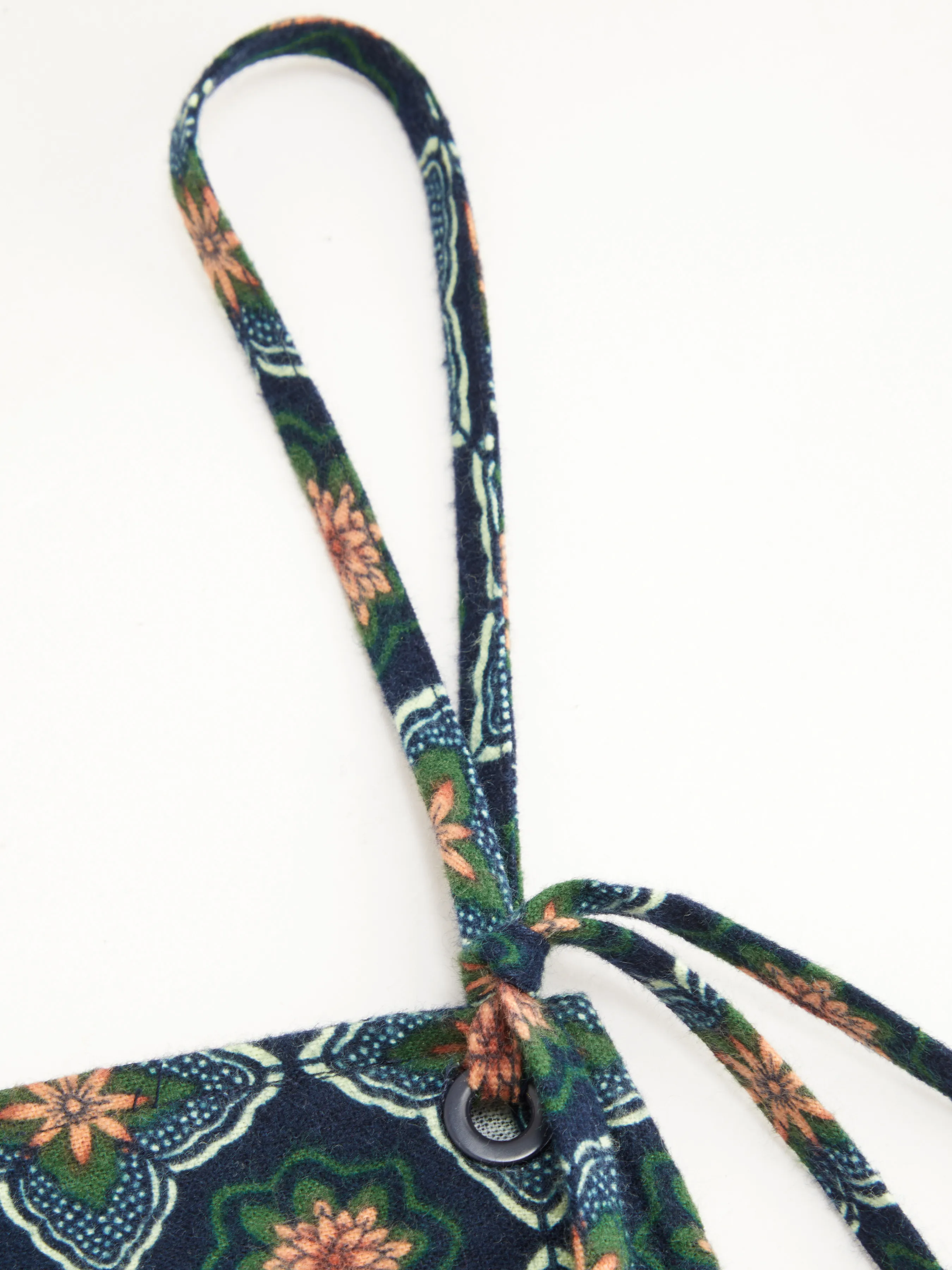 Mono Estampado Floral con Escote Cuadrado Tejido Curvy