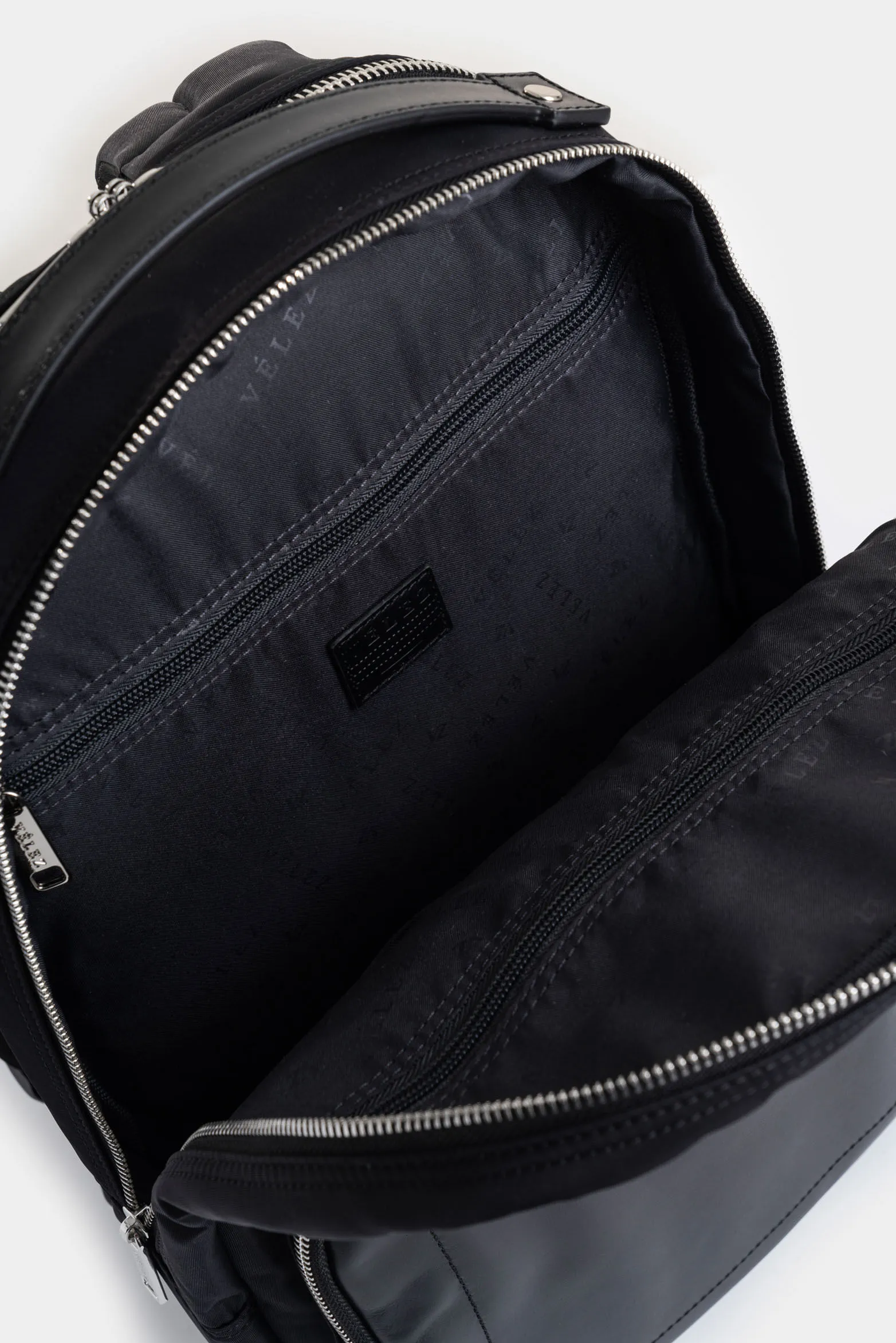 Morral Púrpura 2.0 de lona y cuero para mujer multifuncional