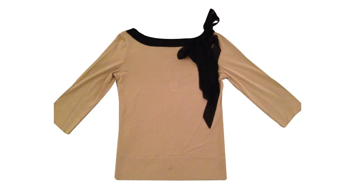Moschino Cheap And Chic Parte superior de camello Caramelo 