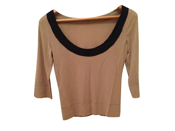 Moschino Cheap And Chic Parte superior de camello Caramelo 