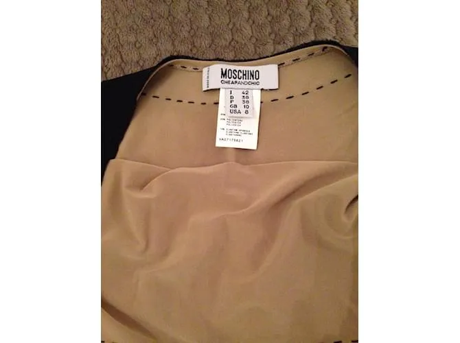 Moschino Cheap And Chic Parte superior de camello Caramelo 