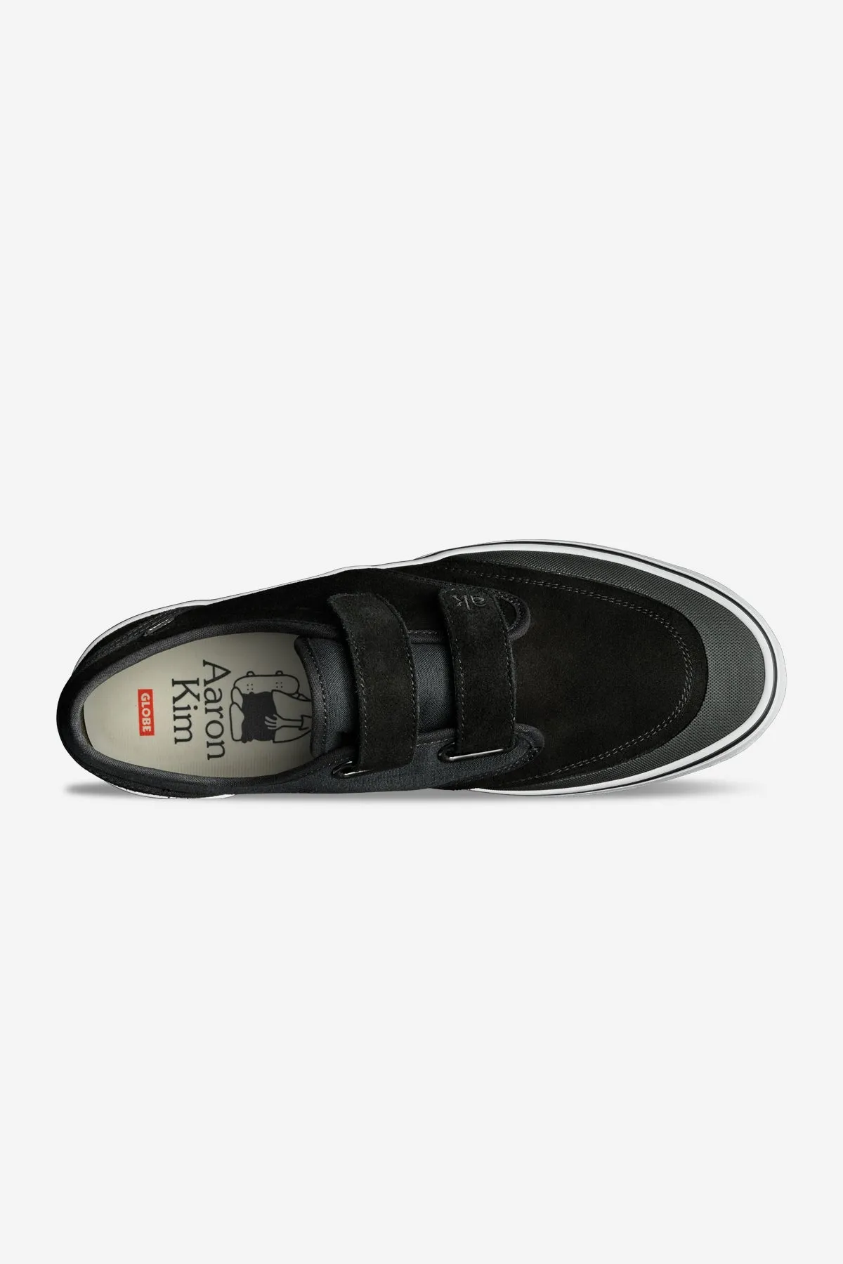 MOTLEY II STRAP  BLACK/WHITE  SKATE SHOES