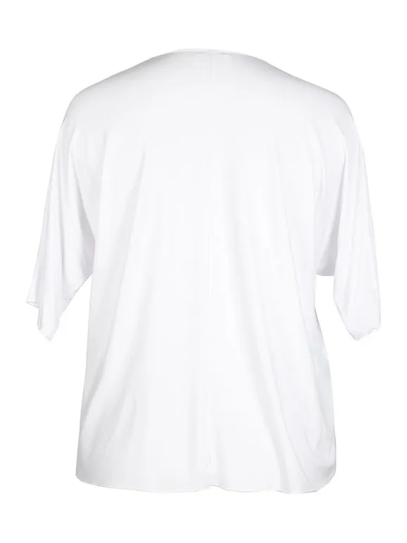 My Style Camiseta de mujer talla grande con letras