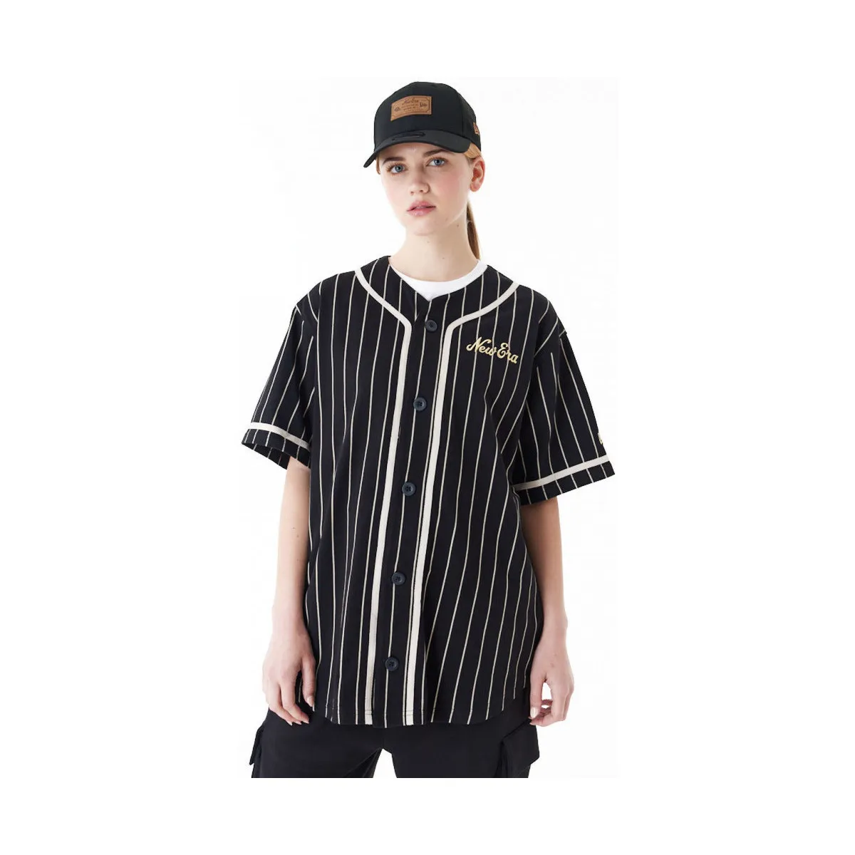 Ne pinstripe jersey newera