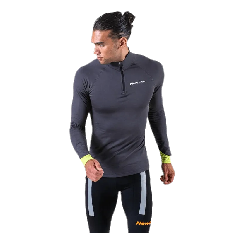 Newline Thermal Power Shirt Green/Grey