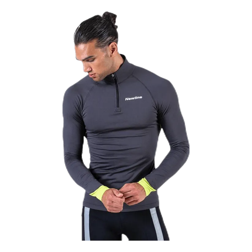 Newline Thermal Power Shirt Green/Grey