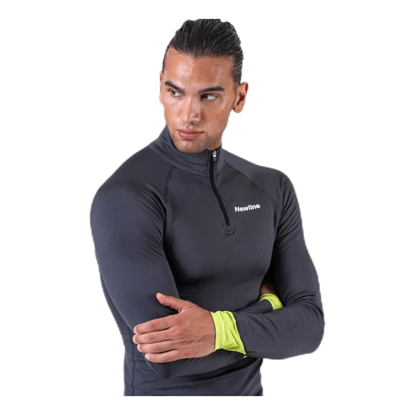 Newline Thermal Power Shirt Green/Grey