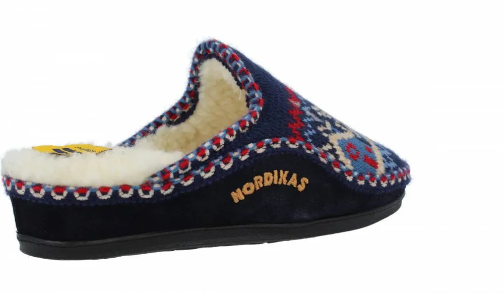 NORDIKAS  ZAPATILLAS CASA MUJER CLASSIC CABAñA MARINO
