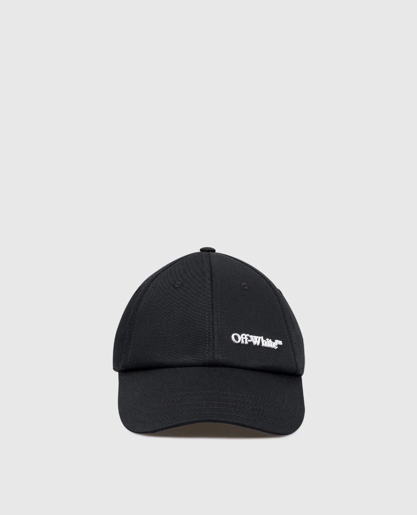 OFFWHITE BLACK CAP WITH LOGO