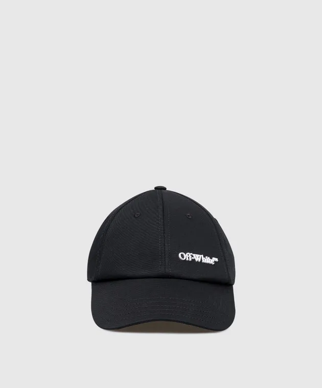 OFFWHITE BLACK CAP WITH LOGO