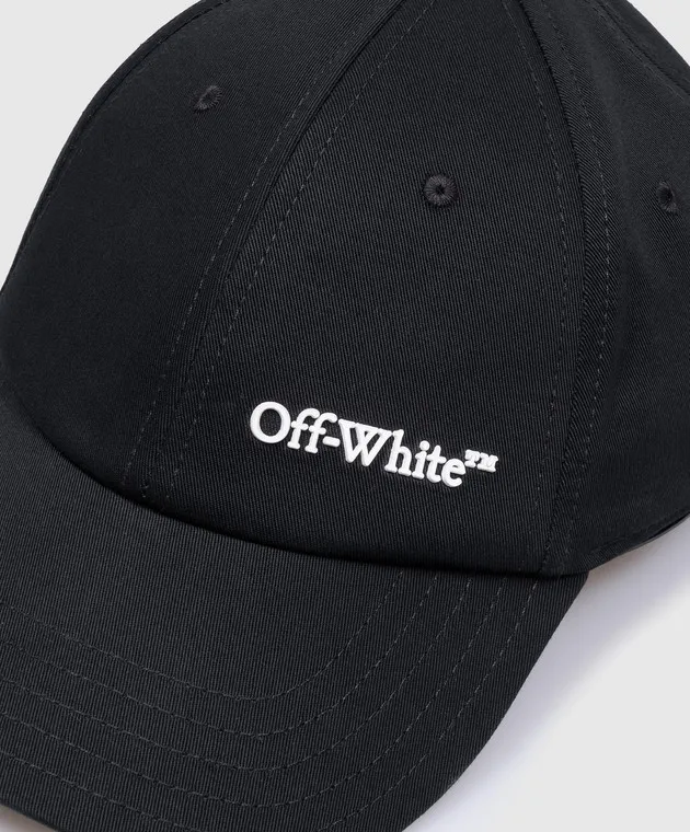 OFFWHITE BLACK CAP WITH LOGO