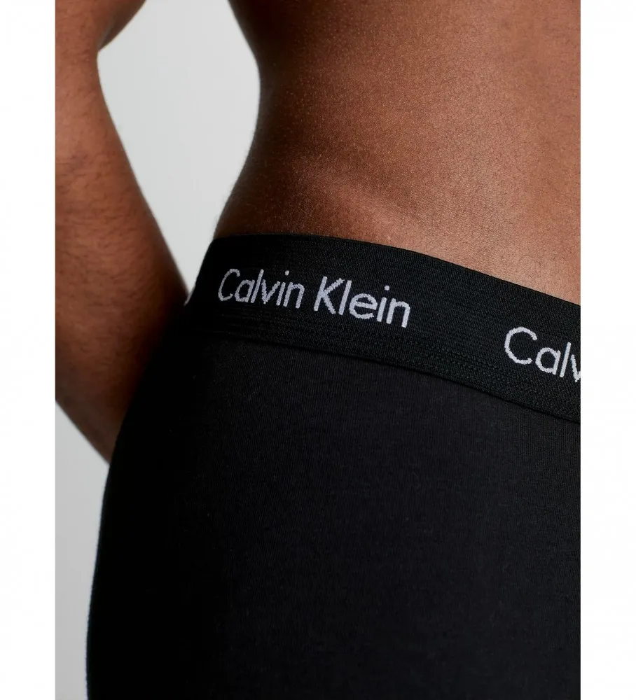 Pack 3 Bóxers Tiro Bajo Cotton Stretch negro