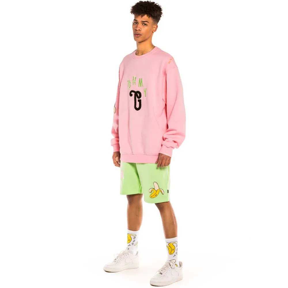 PACK GRIMEY SHORT + CREWNECK "JUNGLE PUNCH"  PINK/GREEN | SPRING 22