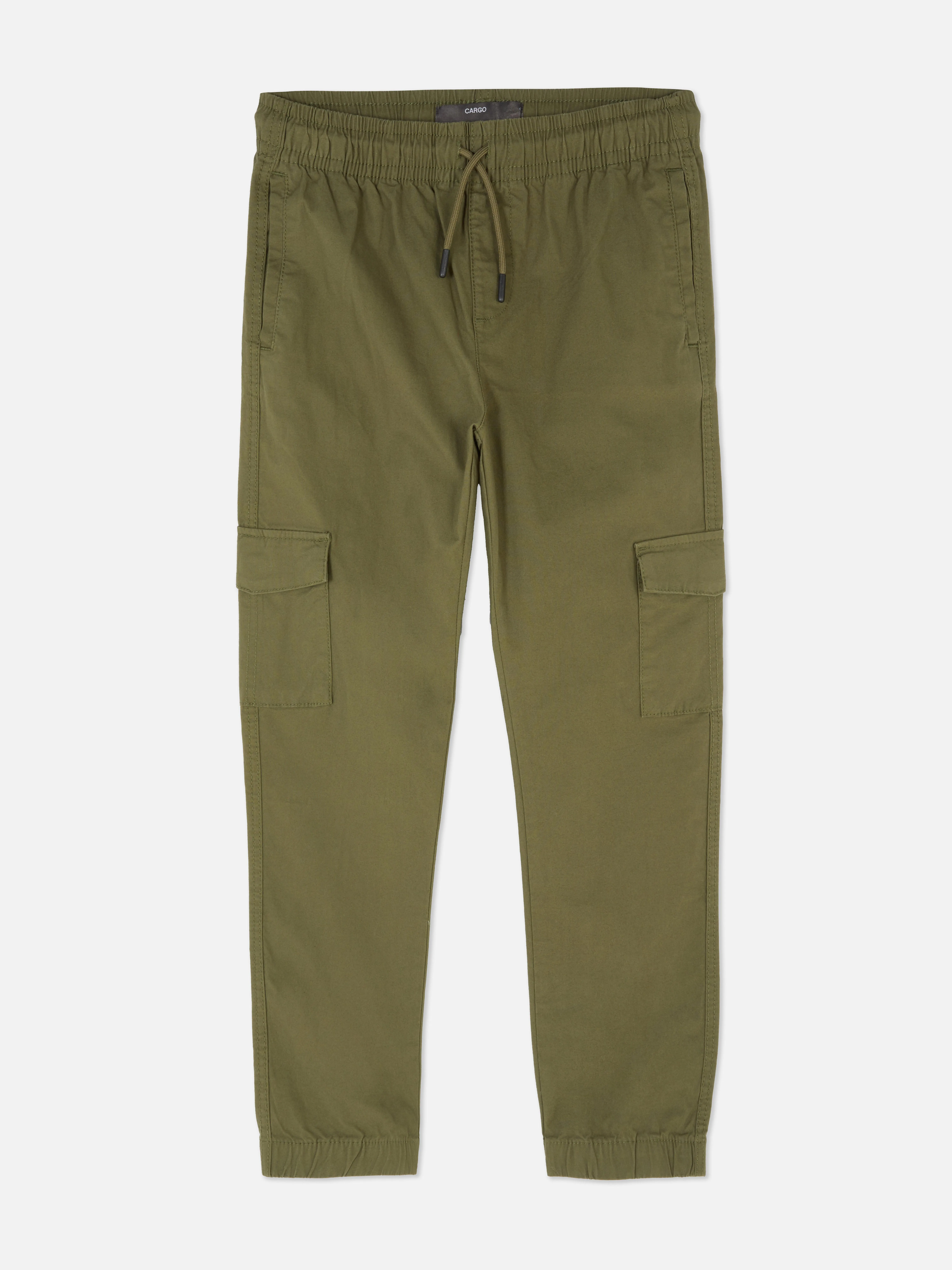 Pantalones cargo con cordón de ajuste