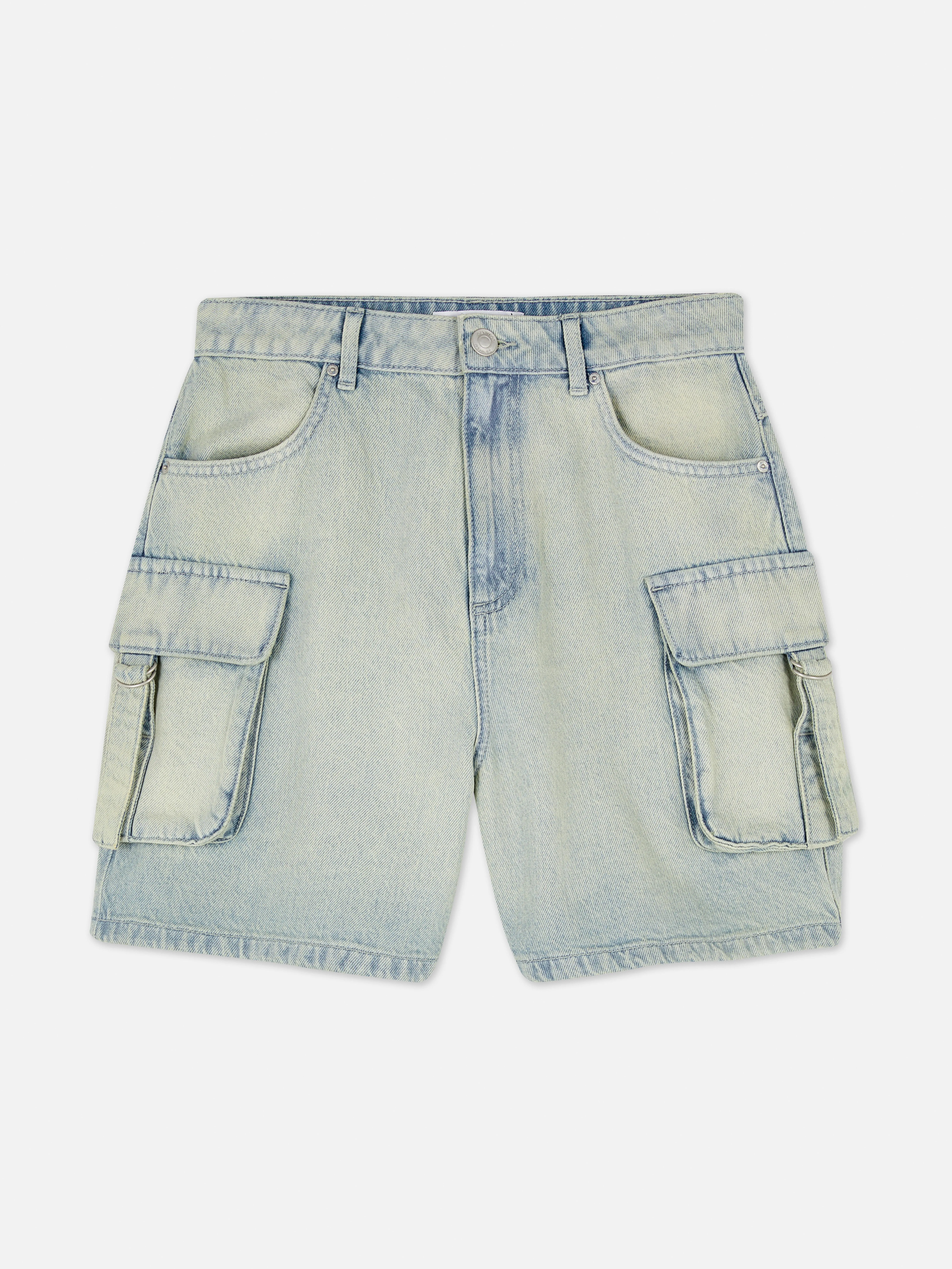 Pantalones cortos cargo vaqueros