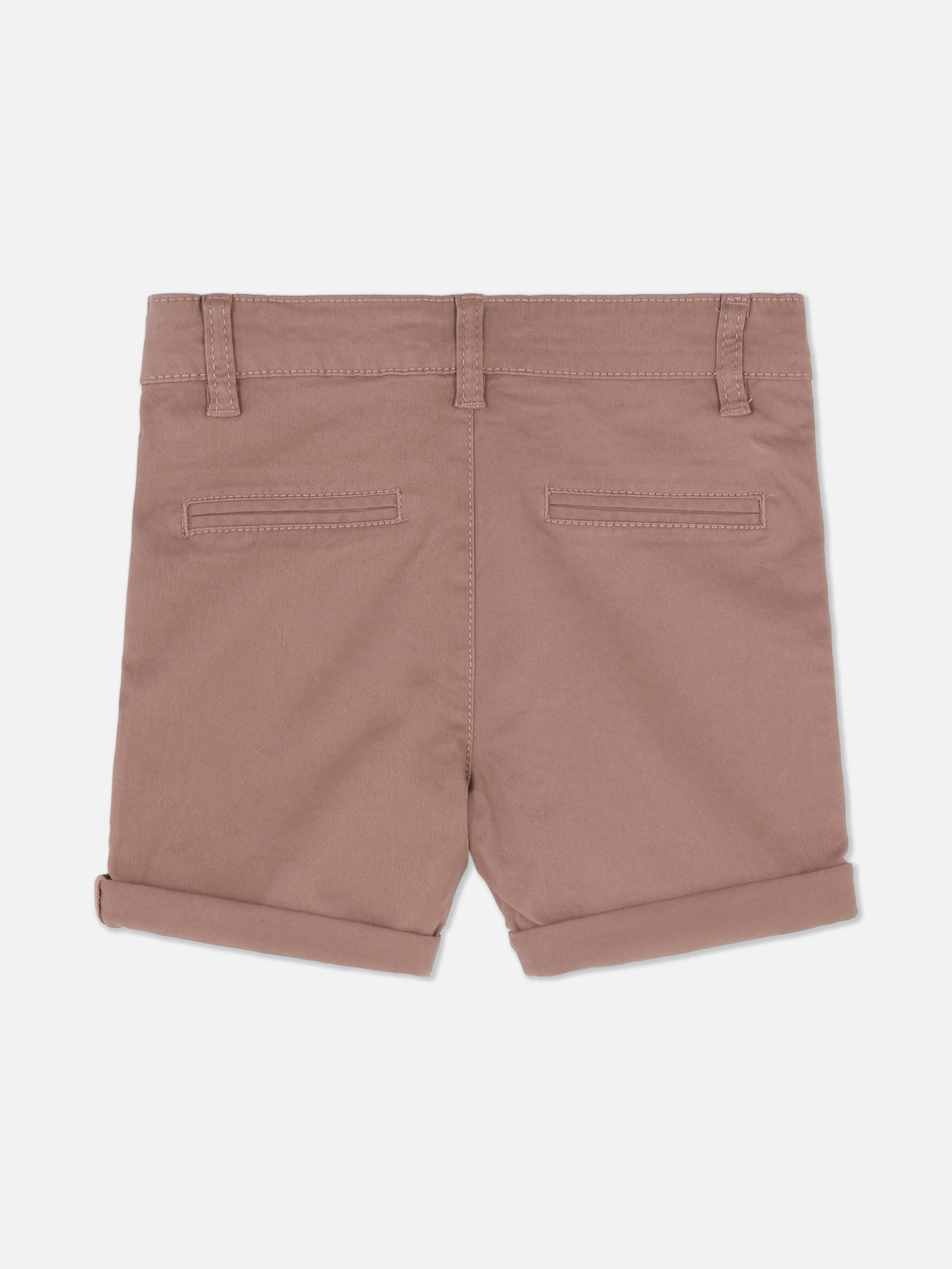 Pantalones cortos chinos con bajos vueltos