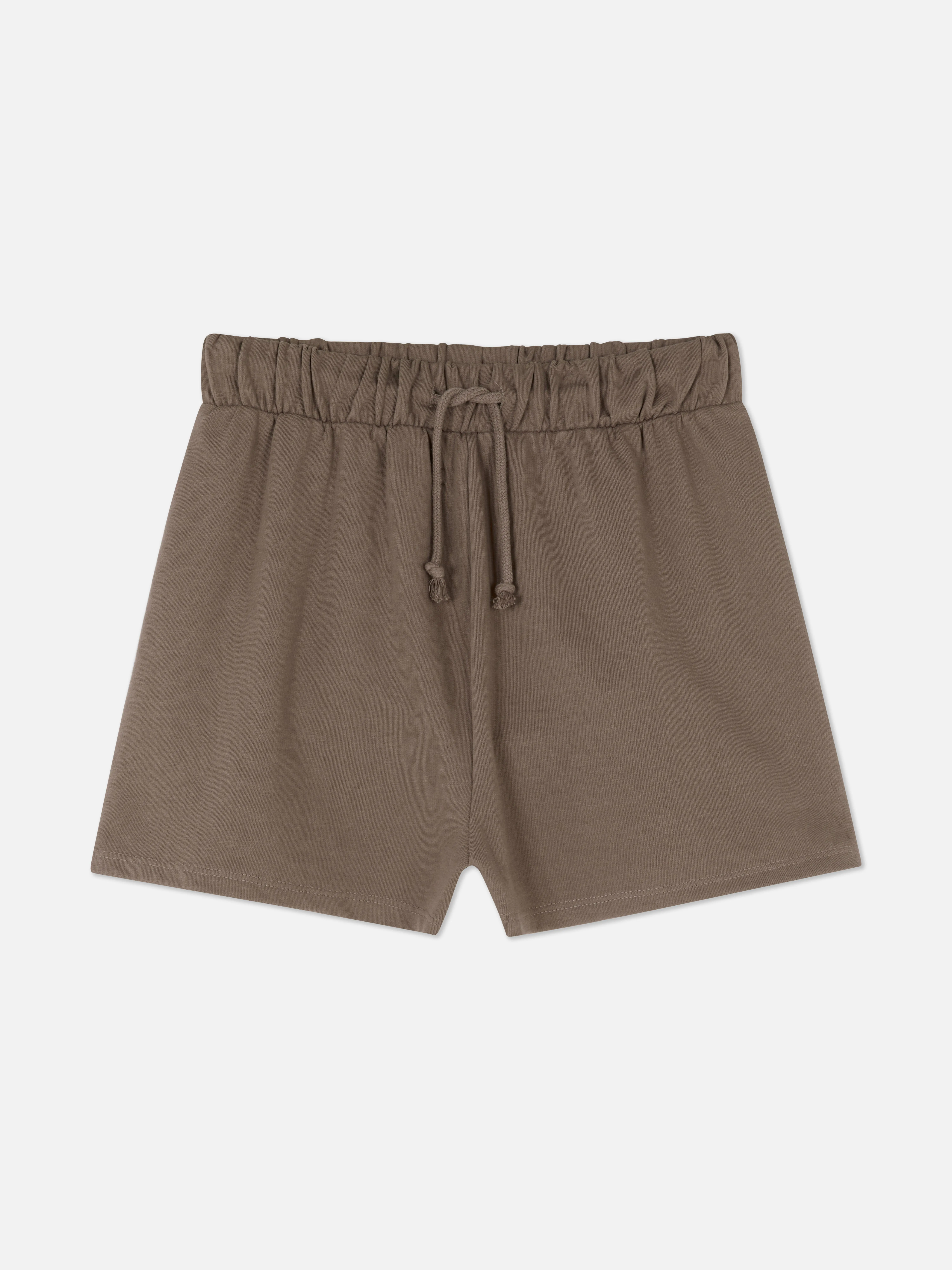 Pantalones cortos de punto con cordón de ajuste