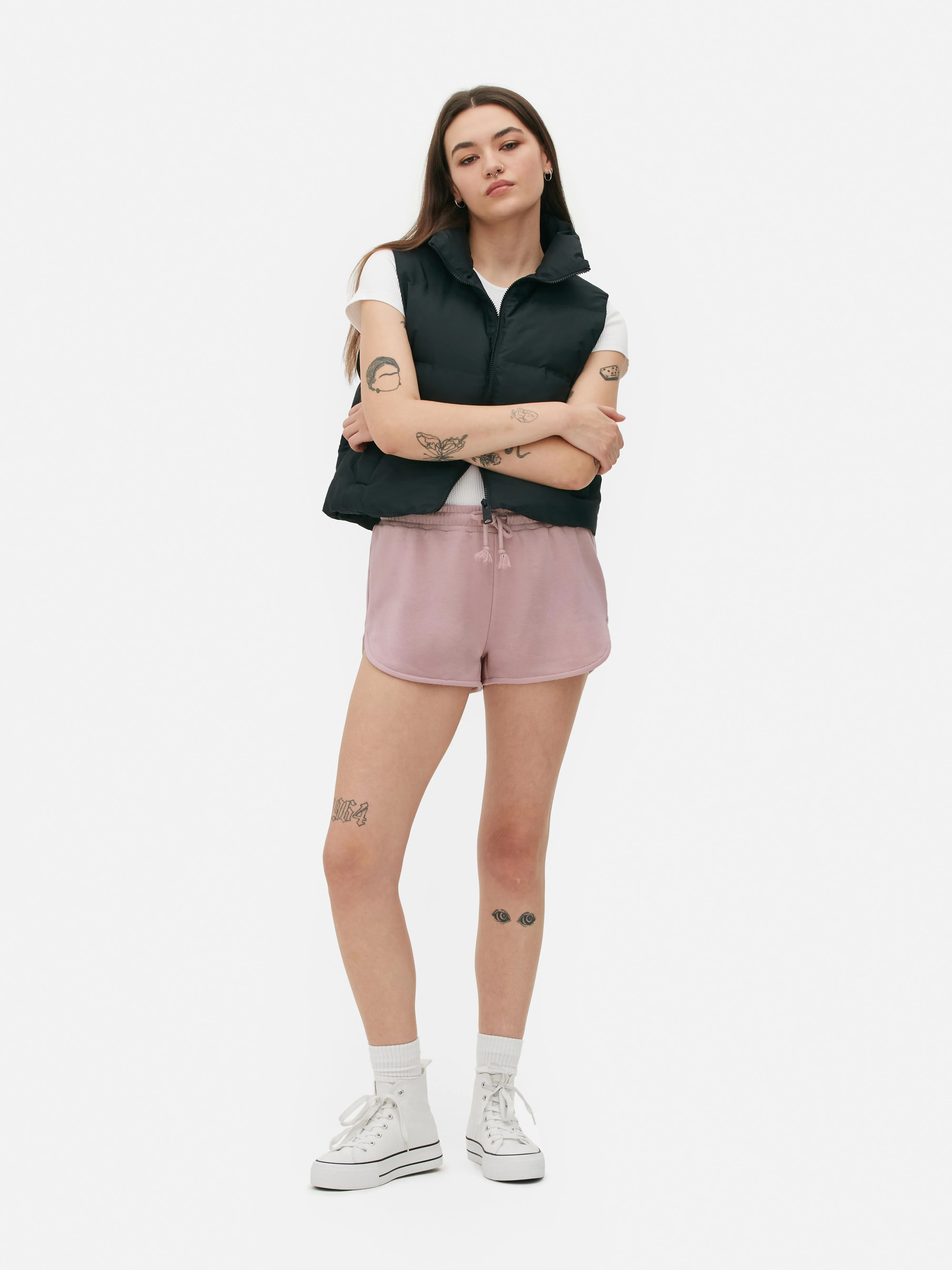Pantalones cortos de punto para correr